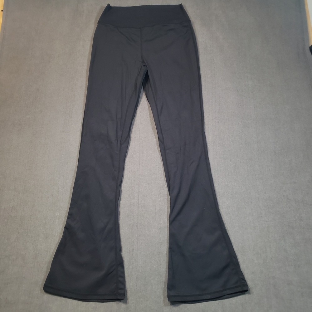 Sunzel Flare Leggings Womens Medium Black High Waisted Yoga Pants Bell Bottoms